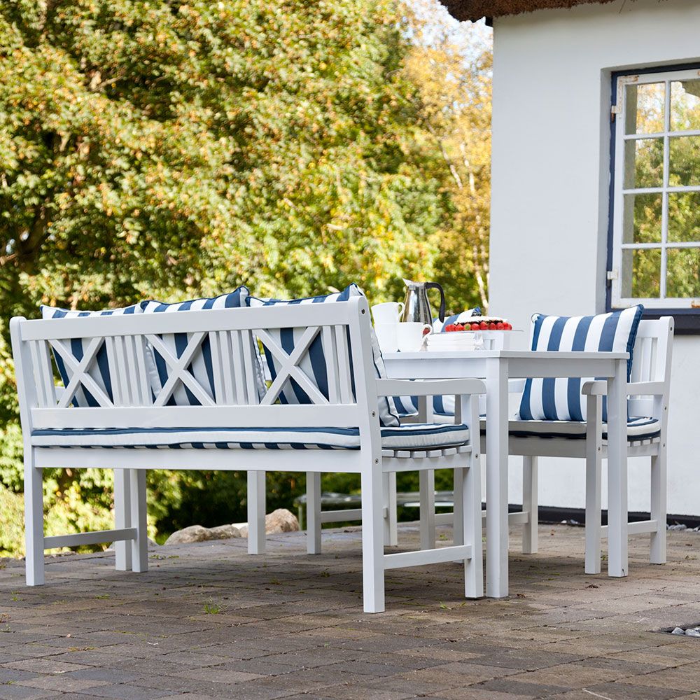 Rosenborg table 80x165 cm white