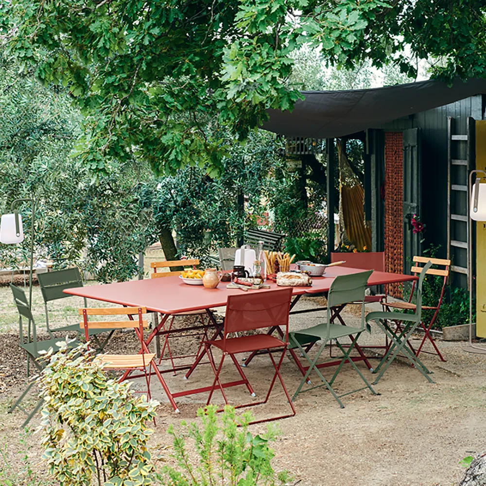 Bistro table 117 x 77 cm Red Ochre