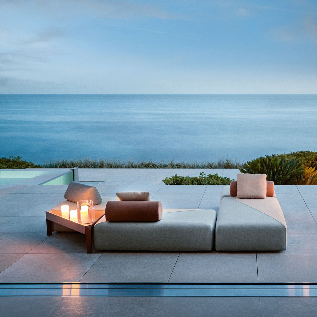 BRIXX backrest triangle 664/twist dark turquise