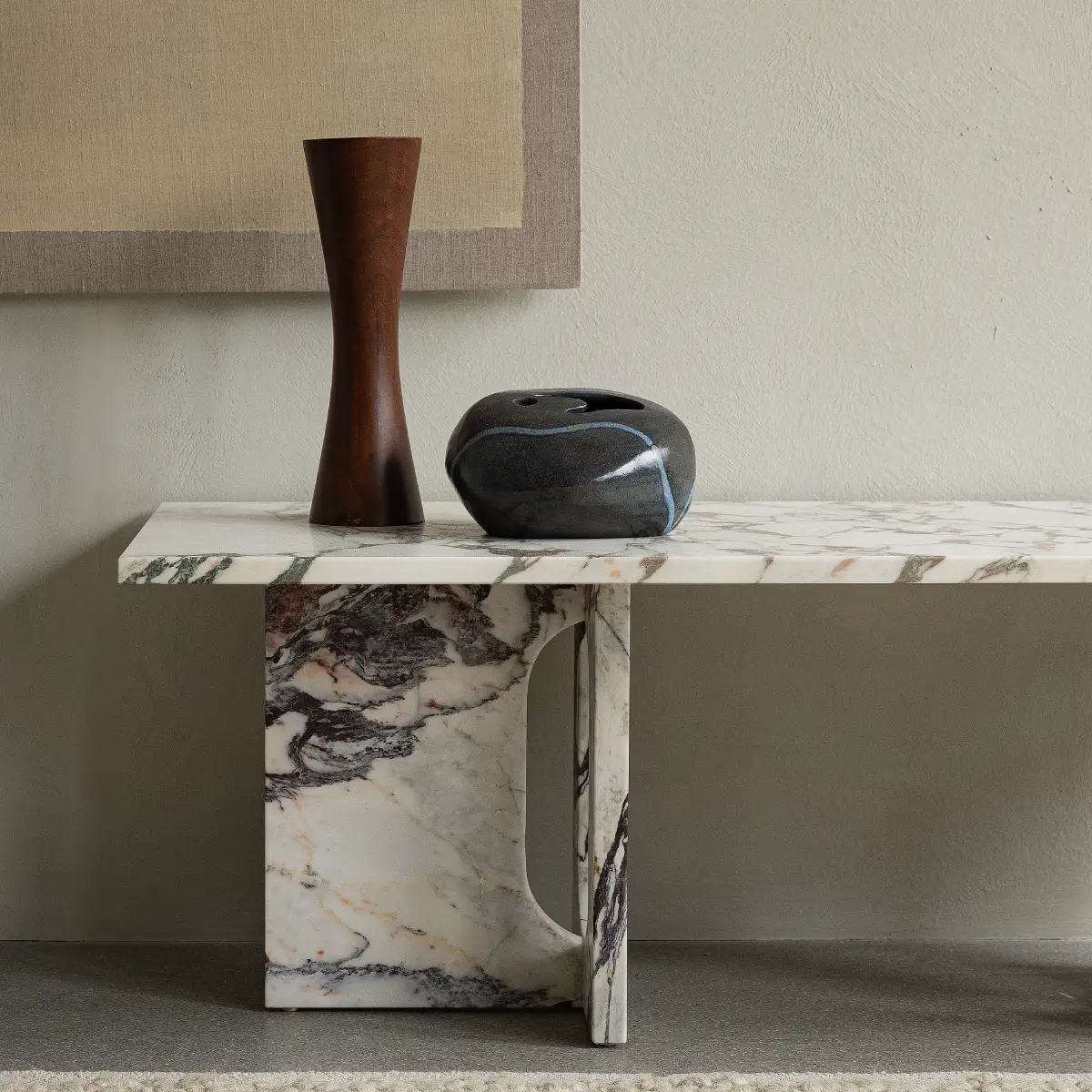 Androgyne Coffee Table - Marble Calacatta Viola