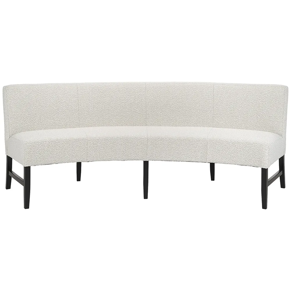 Giselle Dining Sofa curved 240 cm Rhyme beige