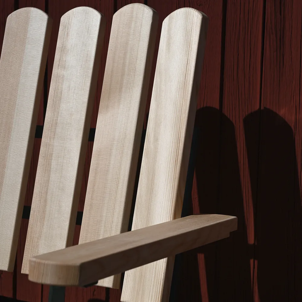 A2 Armchair Oiled pine /Green frame