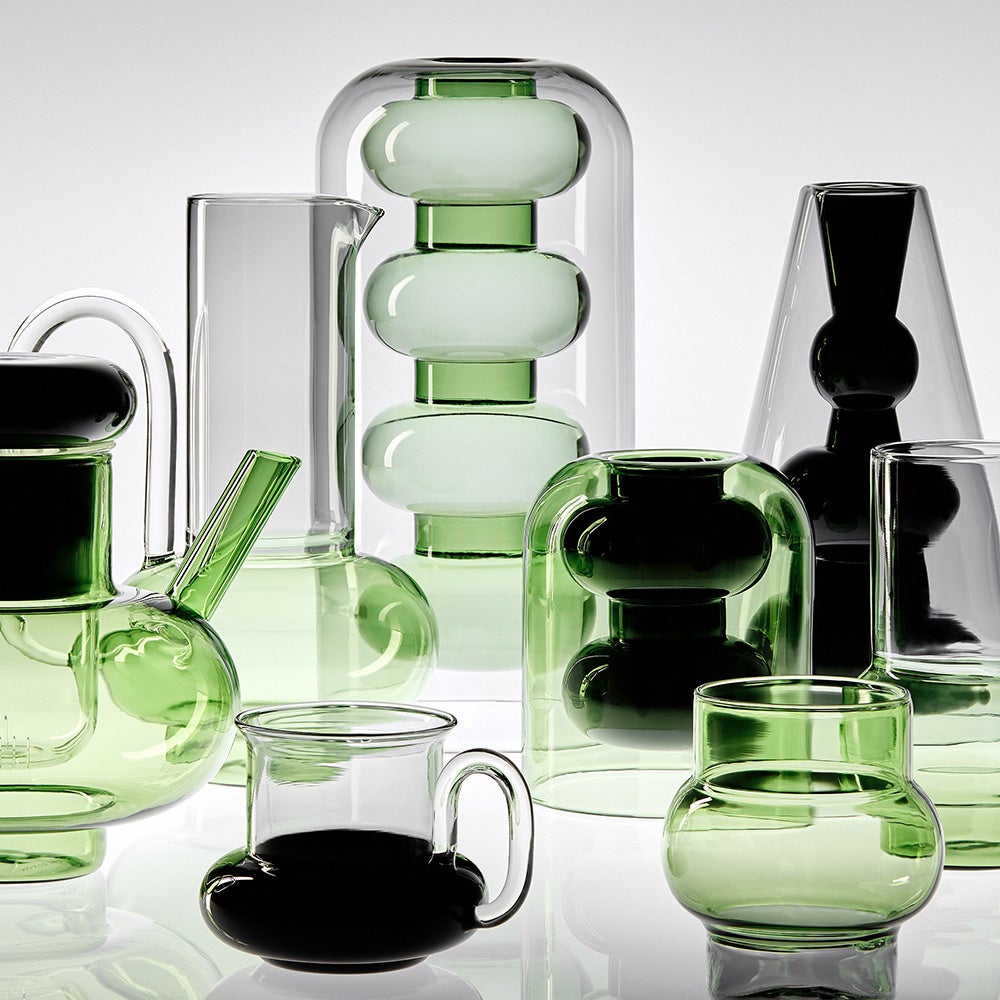 Bump Vase Short Black