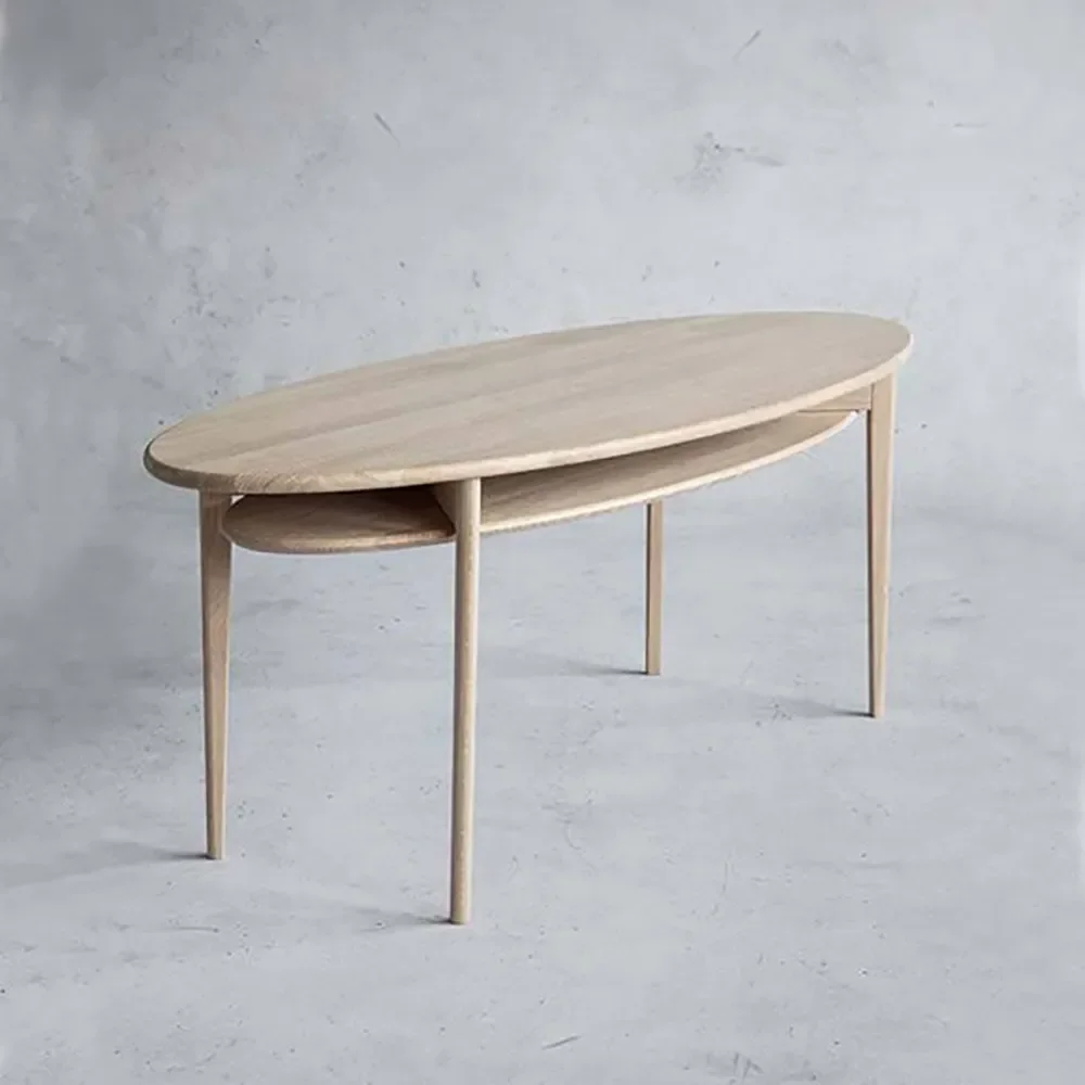 Celia Coffee table 120 cm White oiled Oak