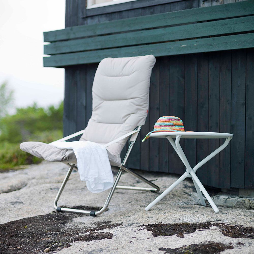 Fiesta soft sun lounger black olefin