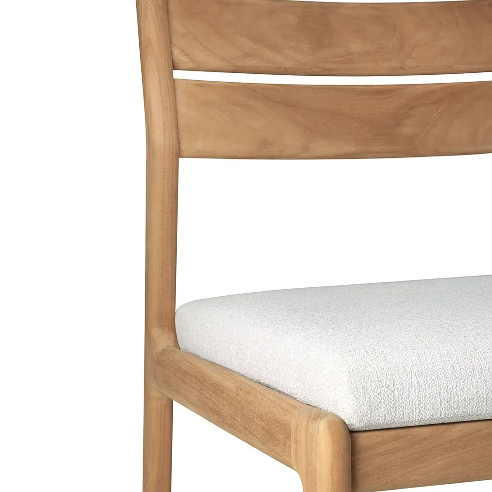 Jack Dining chair Teak/Off White