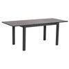 Lomma small dining table 80x132-192 cm black 