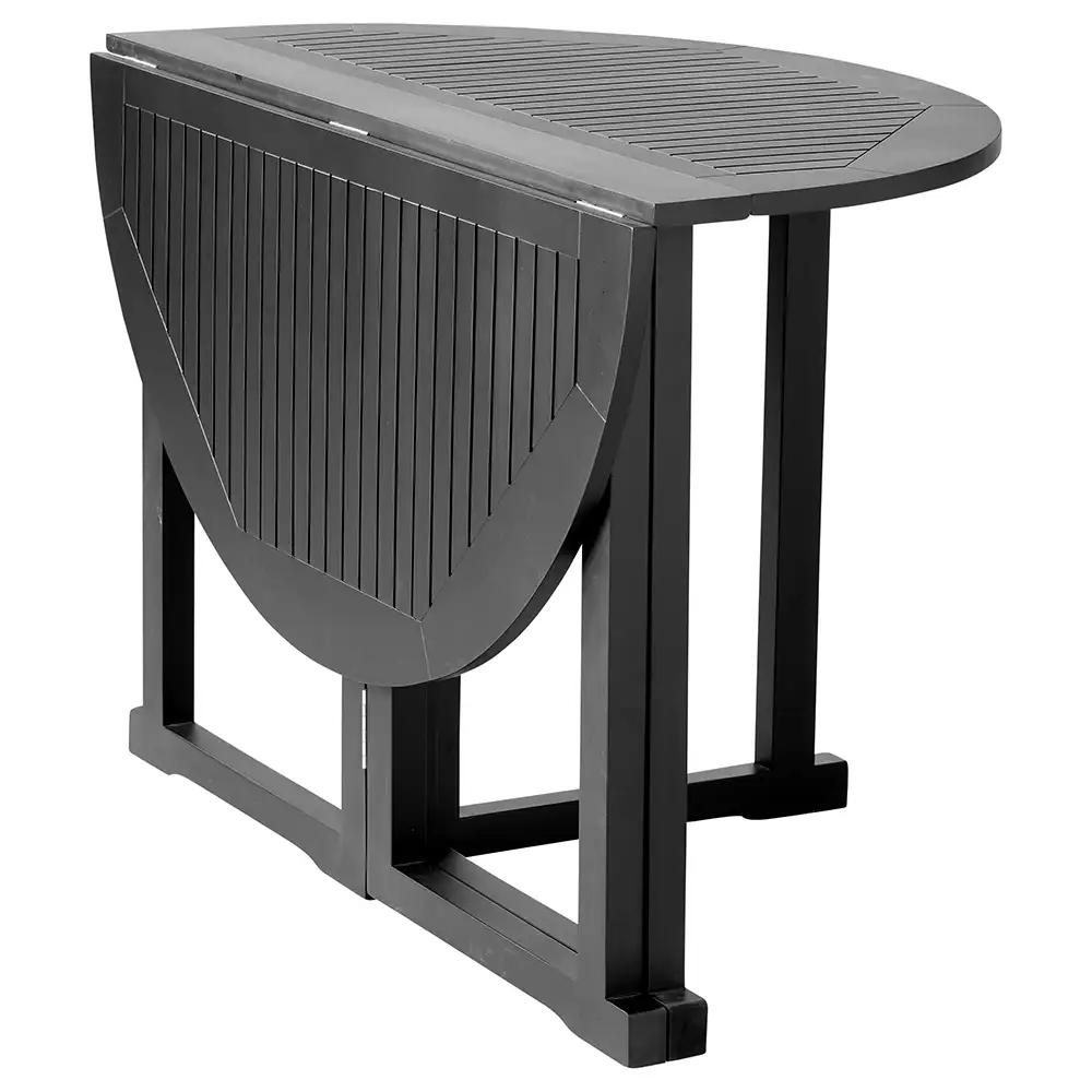 Butterfly balcony table 110 cm black