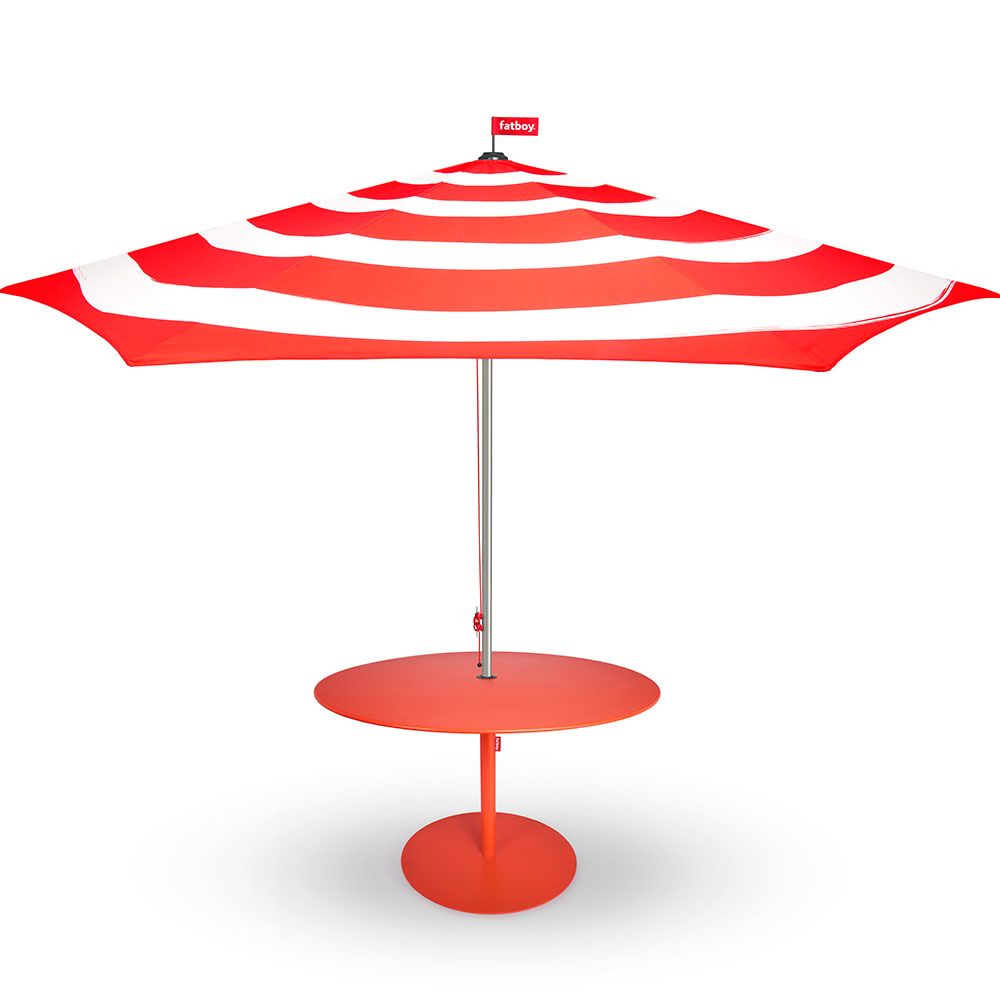 Stripesol parasol 350 cm red