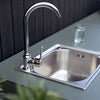 Kelia outdoor kitchen   with sink and tap  Nordic Green
