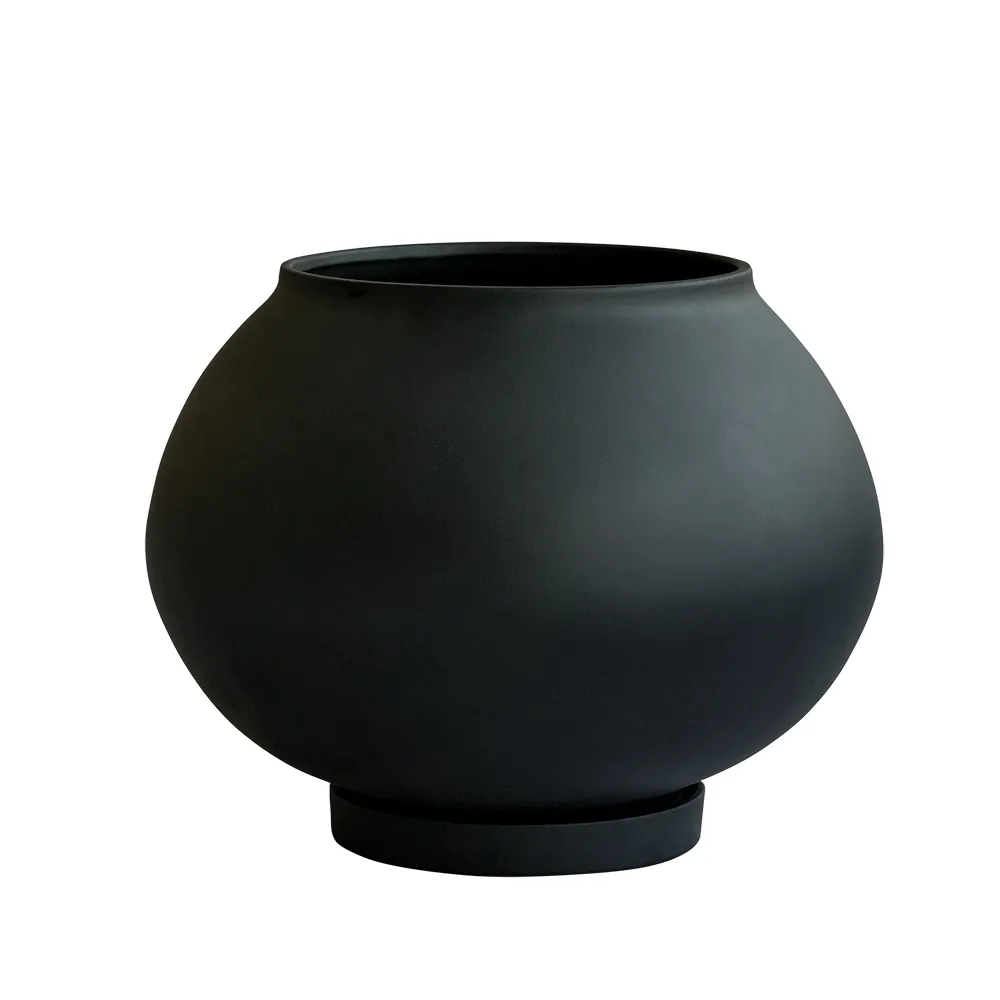 Sunao pot Fat Big - Black