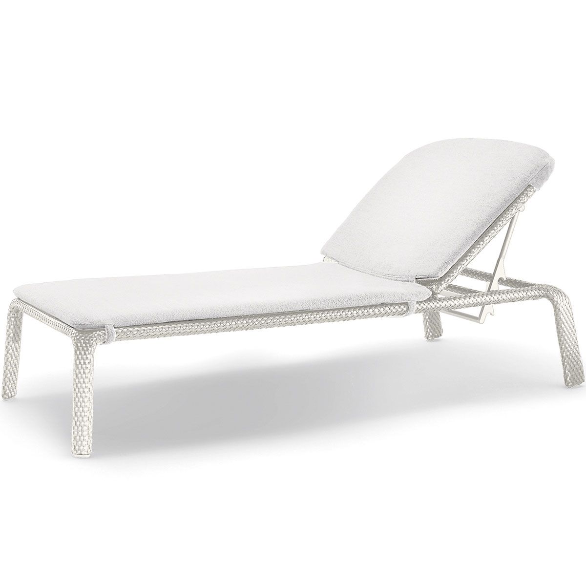 Seashell sunbed white