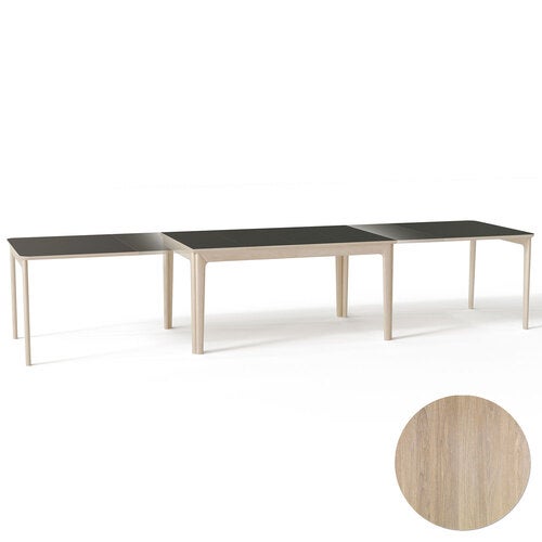 Sm26 Table Solid Oak White Oil 155-308/359X101X74cm