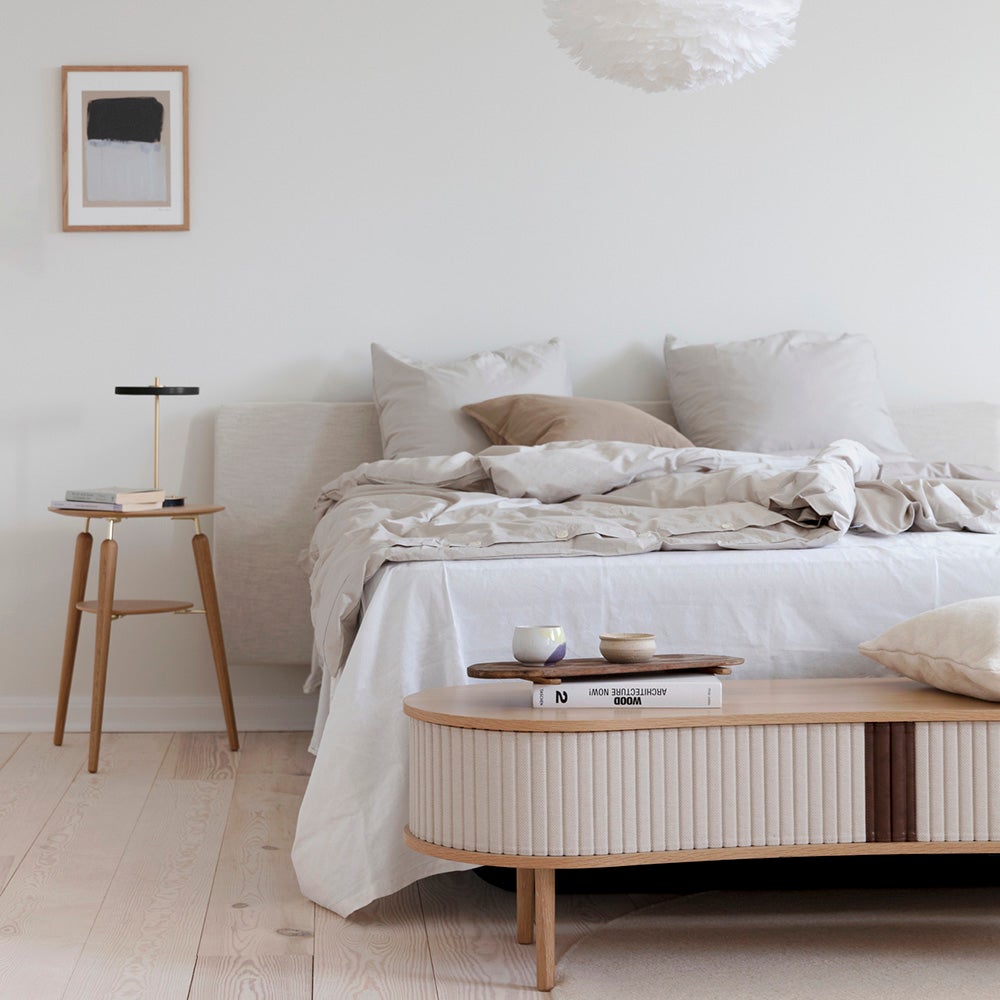 Audacious TV stand Oak/White Sands