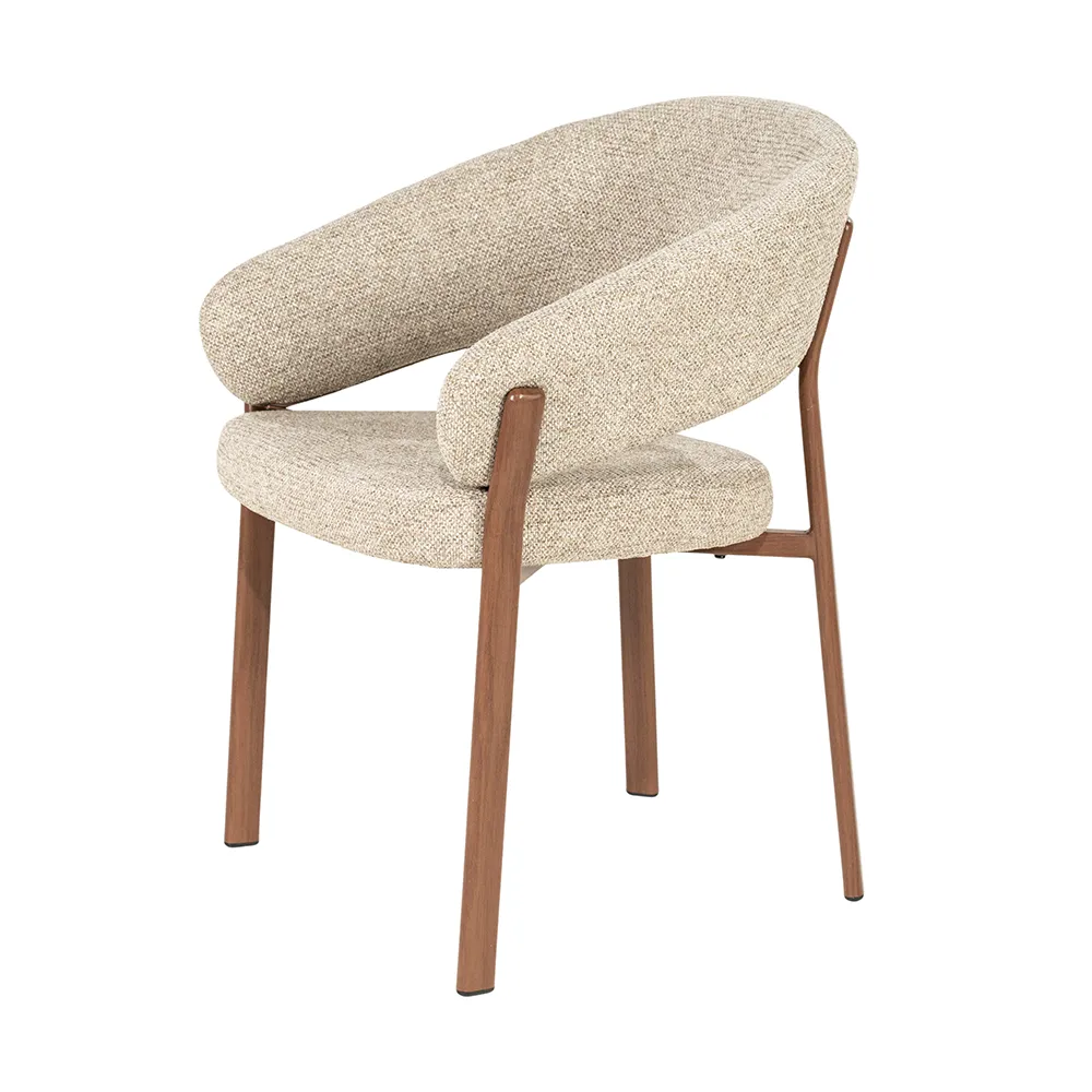 Dining Chair Sedia Brown with armrest