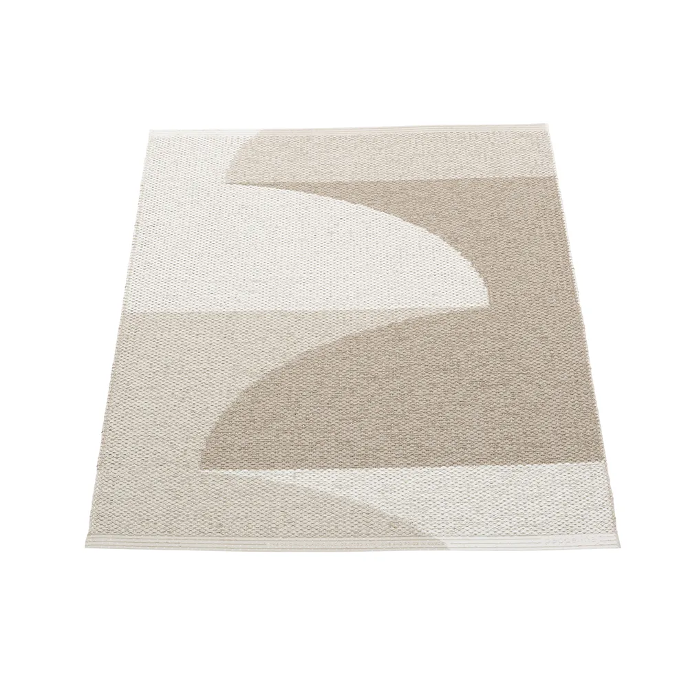 Hill carpet Dark Linen/Linen/Fossil Grey 70 x 90cm