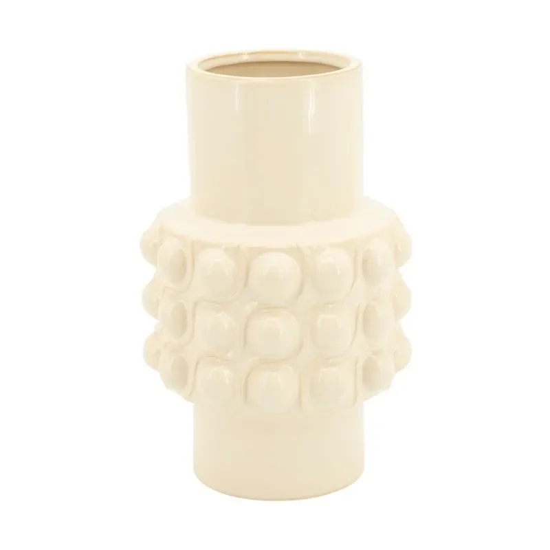 Saga medium 22x22x34,5 cm Earthenware off white