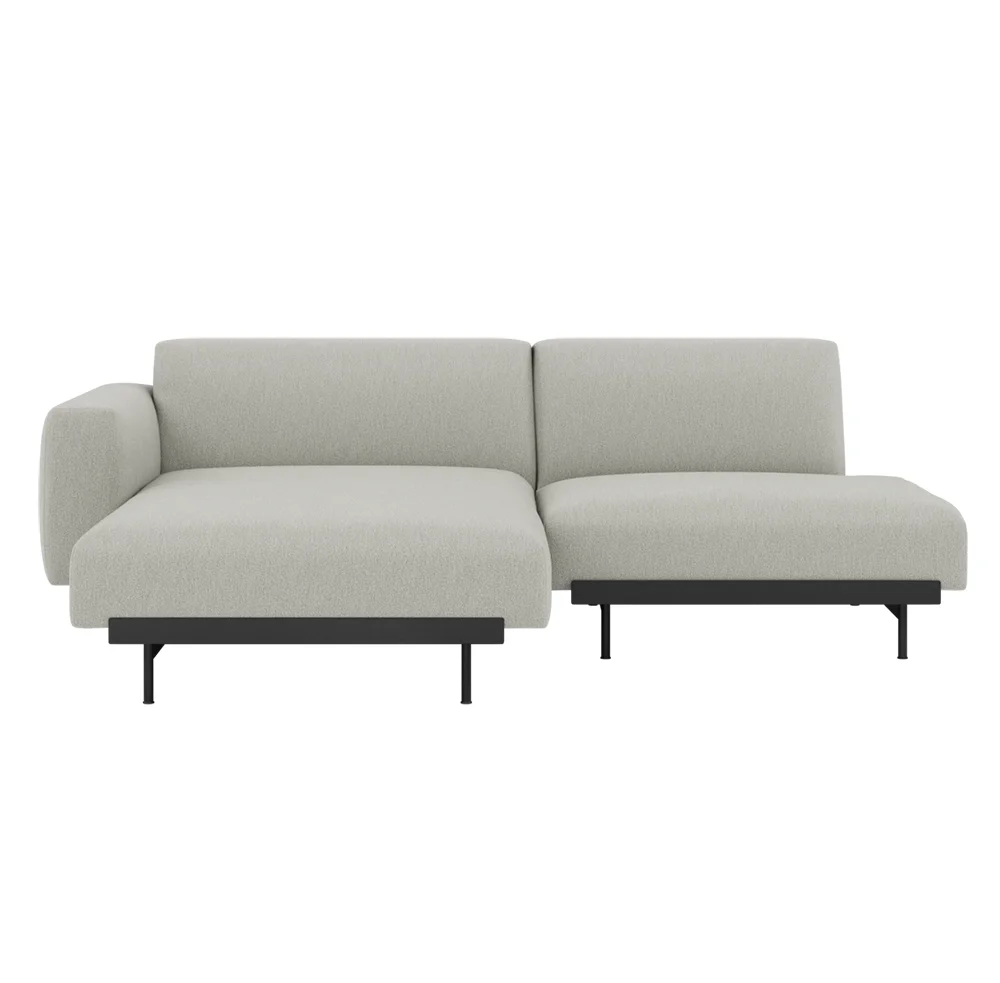 In Situ 2-seat modular sofa Config 6-Clay12/Black