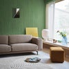 Rest Sofa 2-seater- Metal base/Hearth6/Black