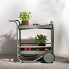 Trolly serving trolley  Dusty green
