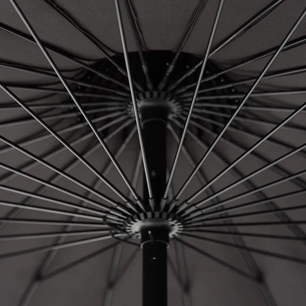 Parasol Ø240 cm Black