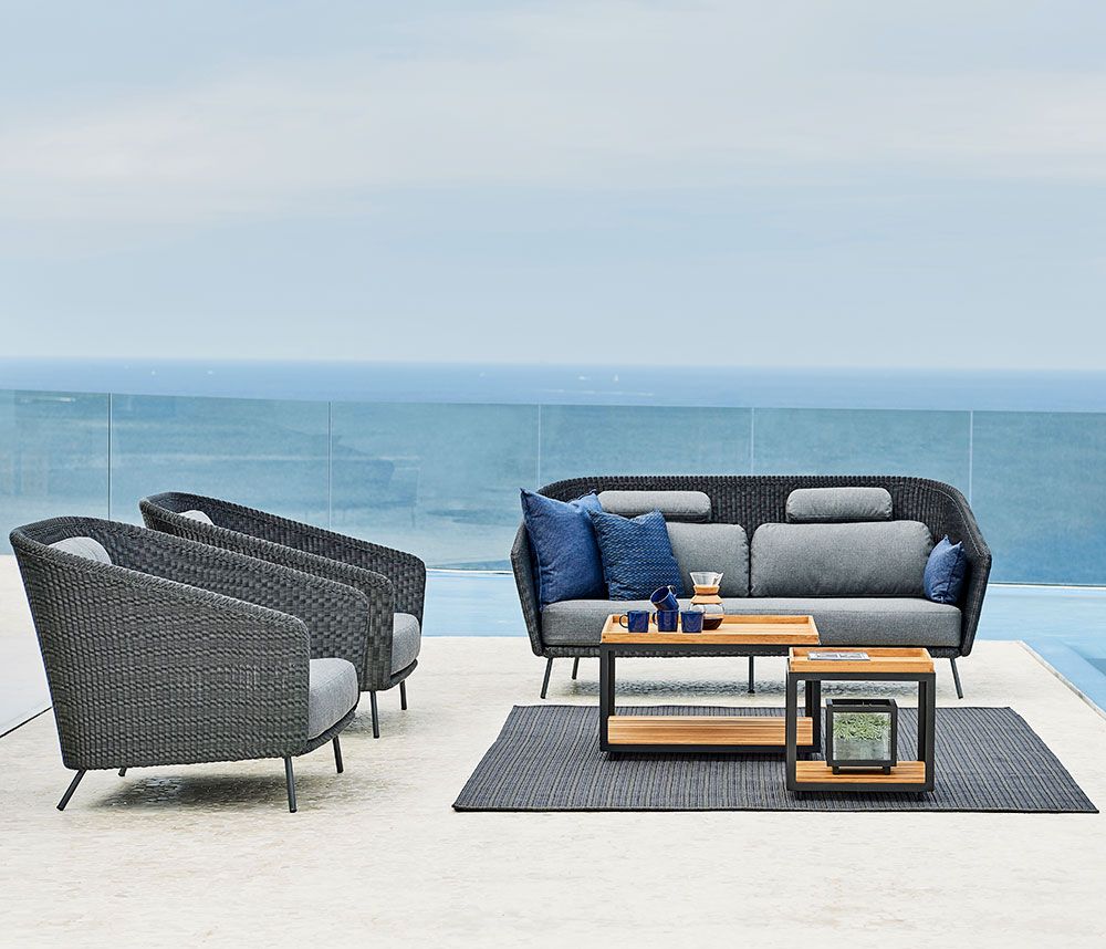 Mega Lounge Armchair Graphite