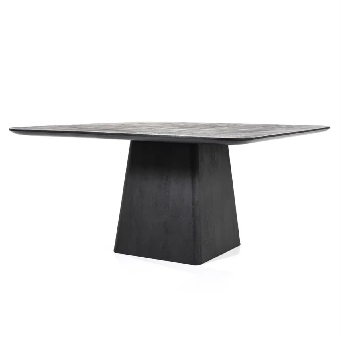 Aron 150x76 dining table 150x150x76 cm wood black
