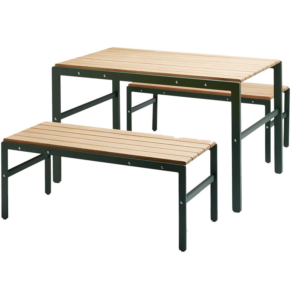 Reform Bench 110 cm Forest green