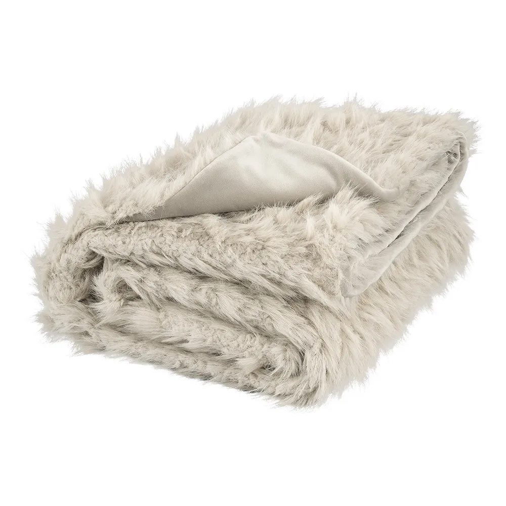 Cavalese cream plaid 127x150 cm