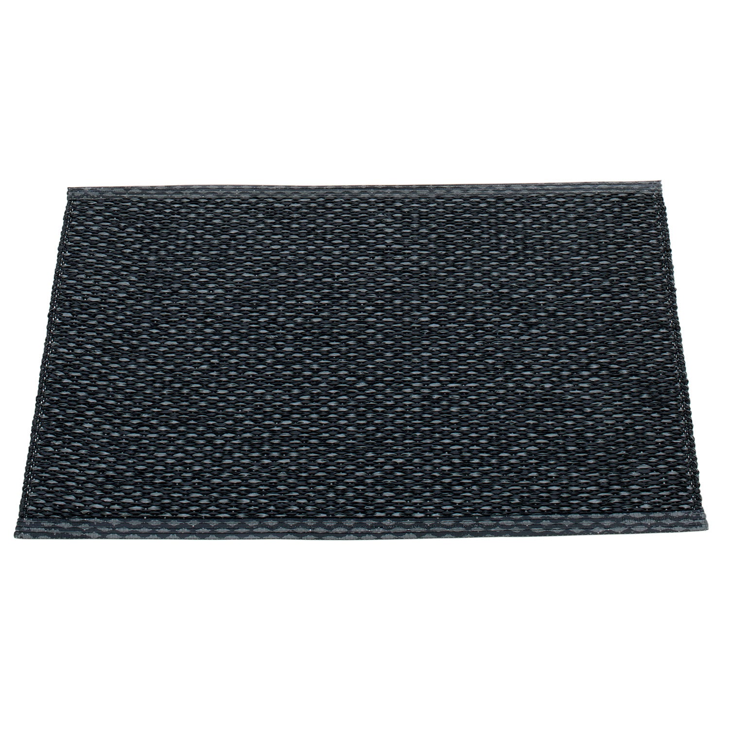Svea Carpet 70x50 cm black metallic / black