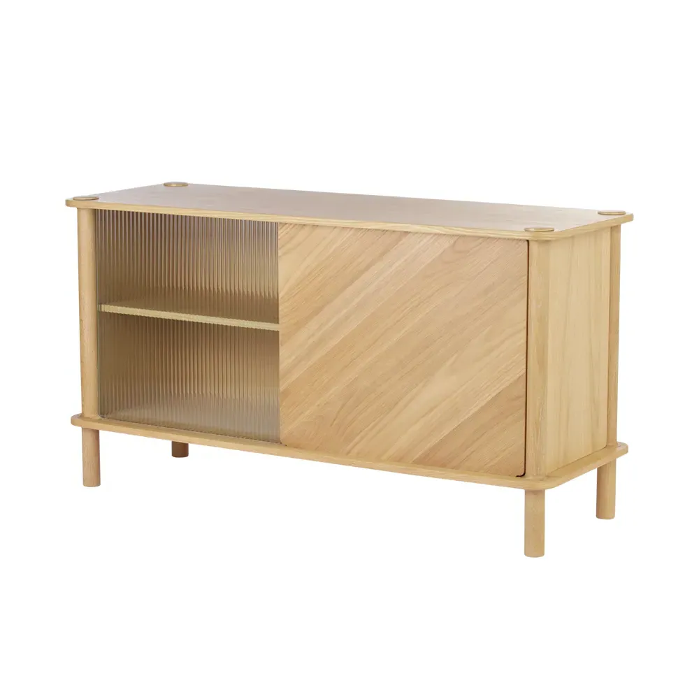 Italic Sideboard Oak/Glass