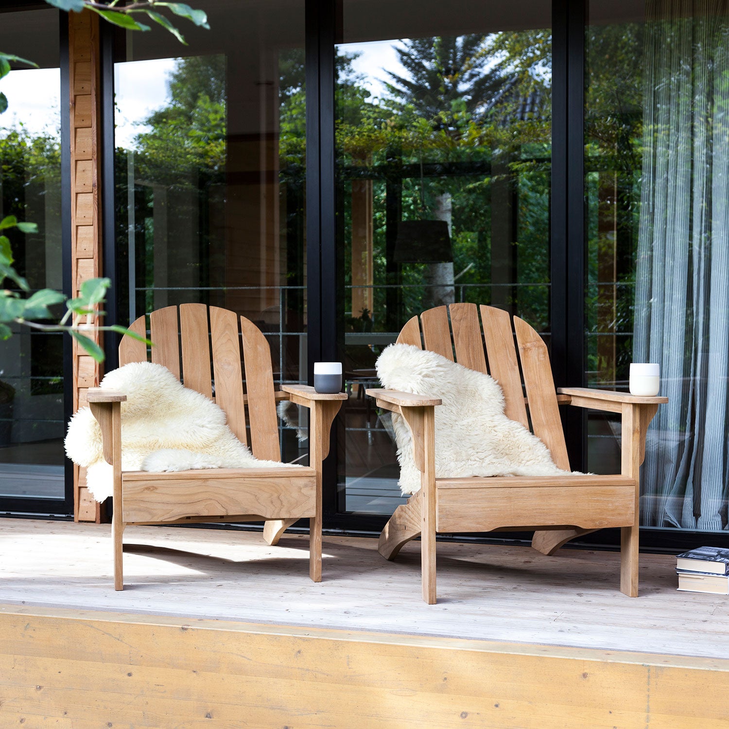 Adirondack deck chair teak