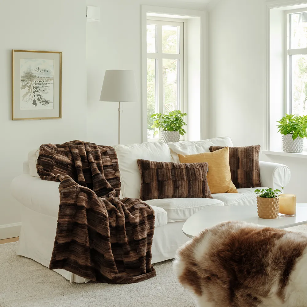 Browny Blanket 120x180 cm Chocolate