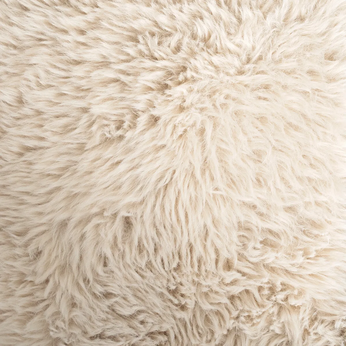 Ash Wood Armchair Glenn Cloud Fur Off White