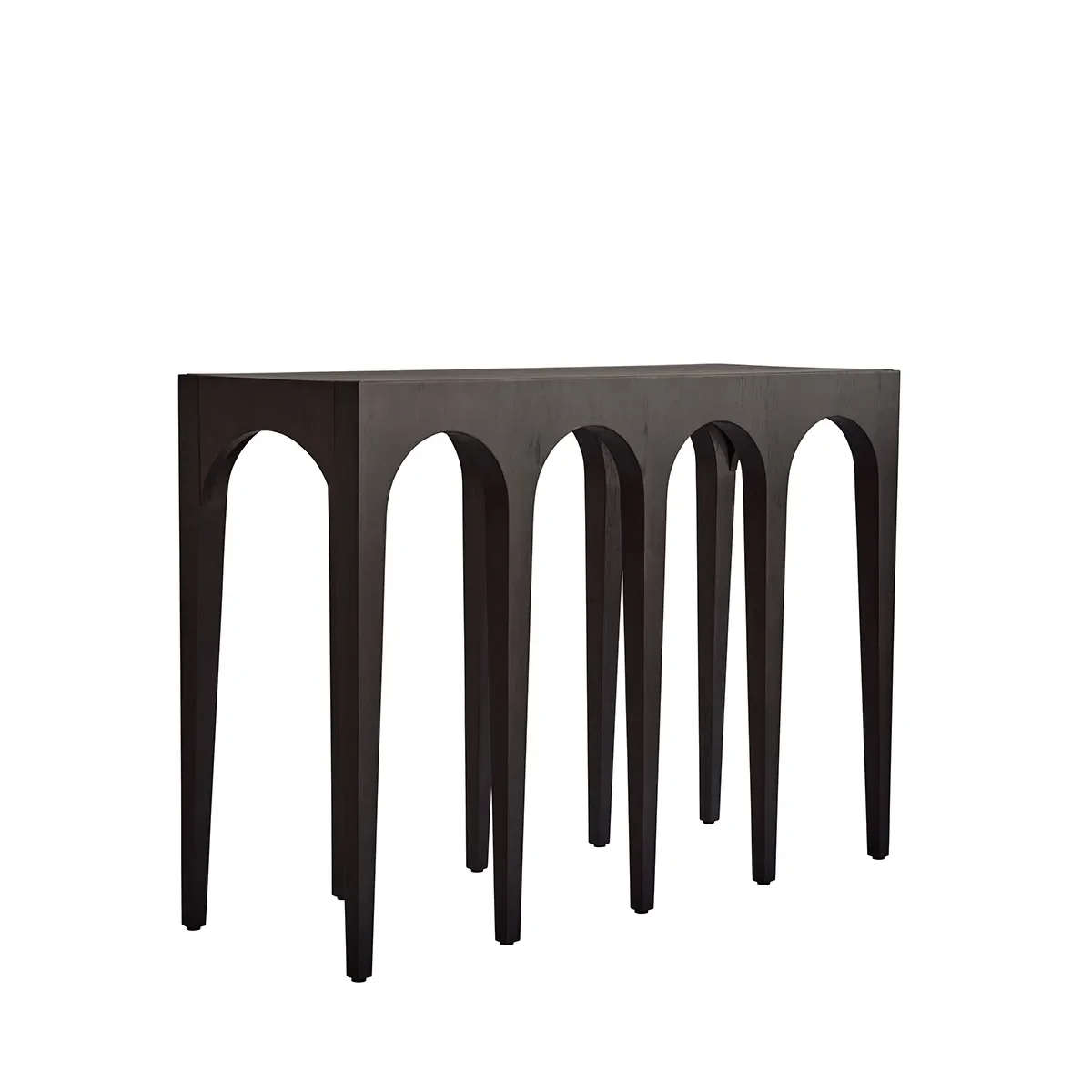 Bow Console, Big - Coffee Black Oak