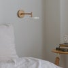 Asteria Wall Short Lamp Ø15 cm Pearl White