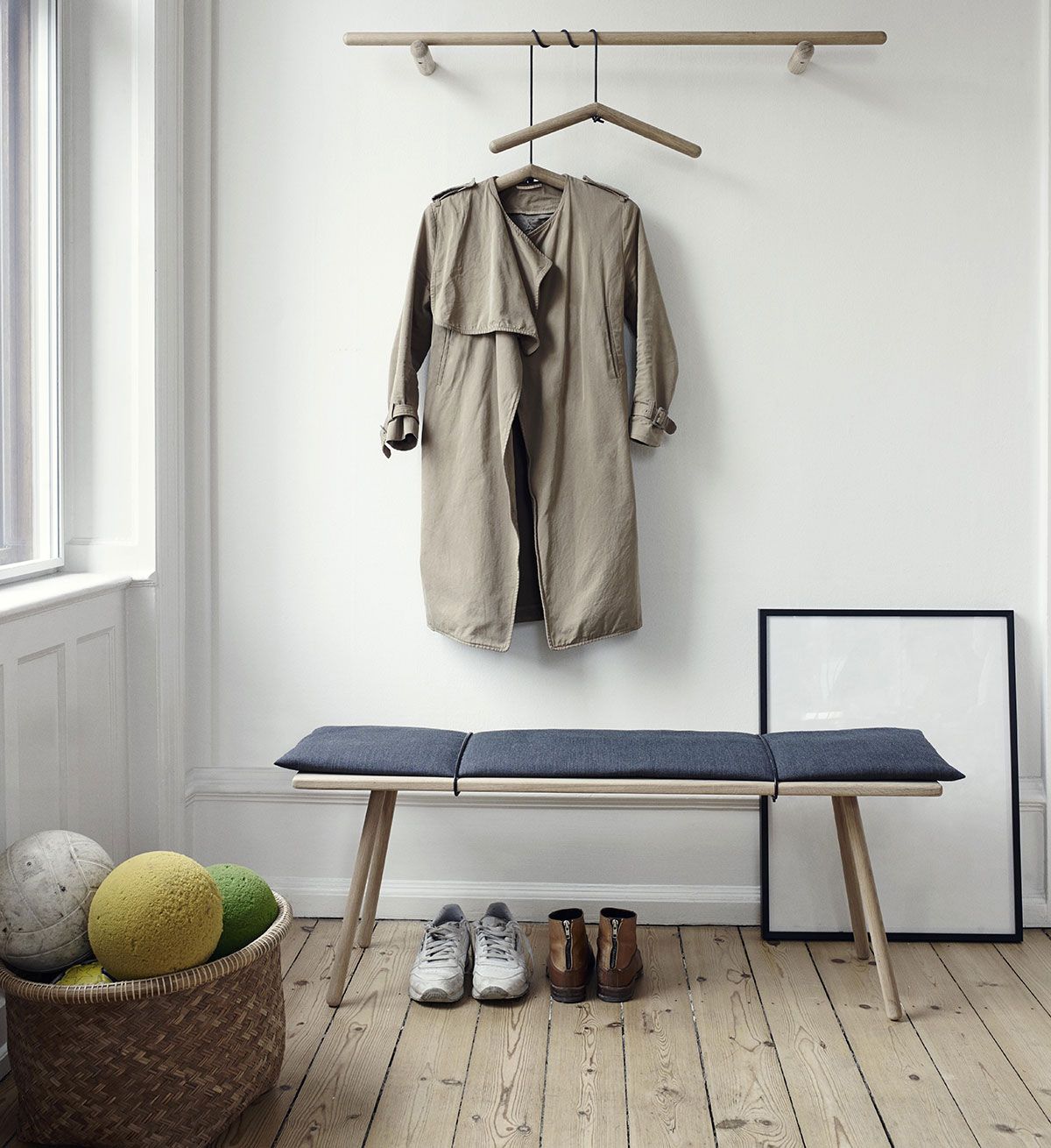 Georg Bench 124X38 cm Oak