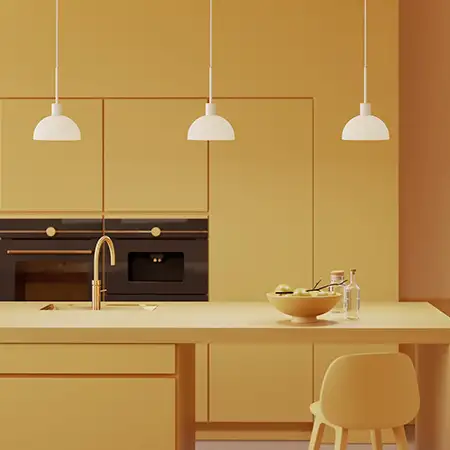 Vienda pendant white/glass E14