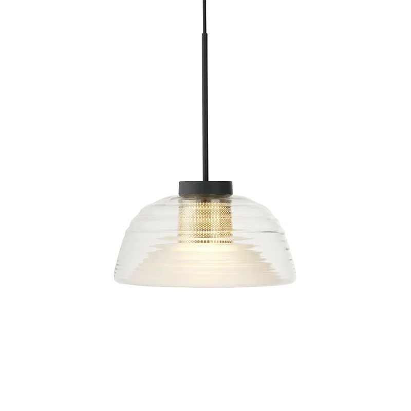 Two-Layer Pendant Lamp - Black
