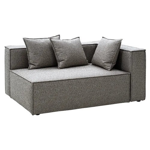 Muki end piece left Smokey grey