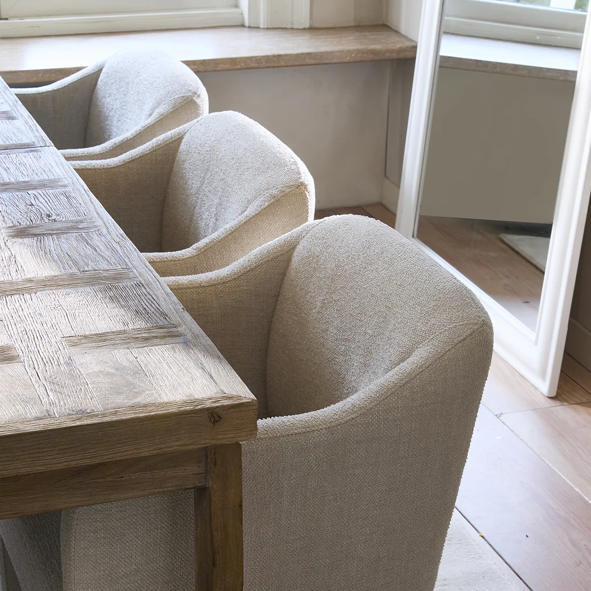 Dining Chair Napoli Beige with armrest