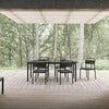 Linear Steel Dining chair Anthracite Black 