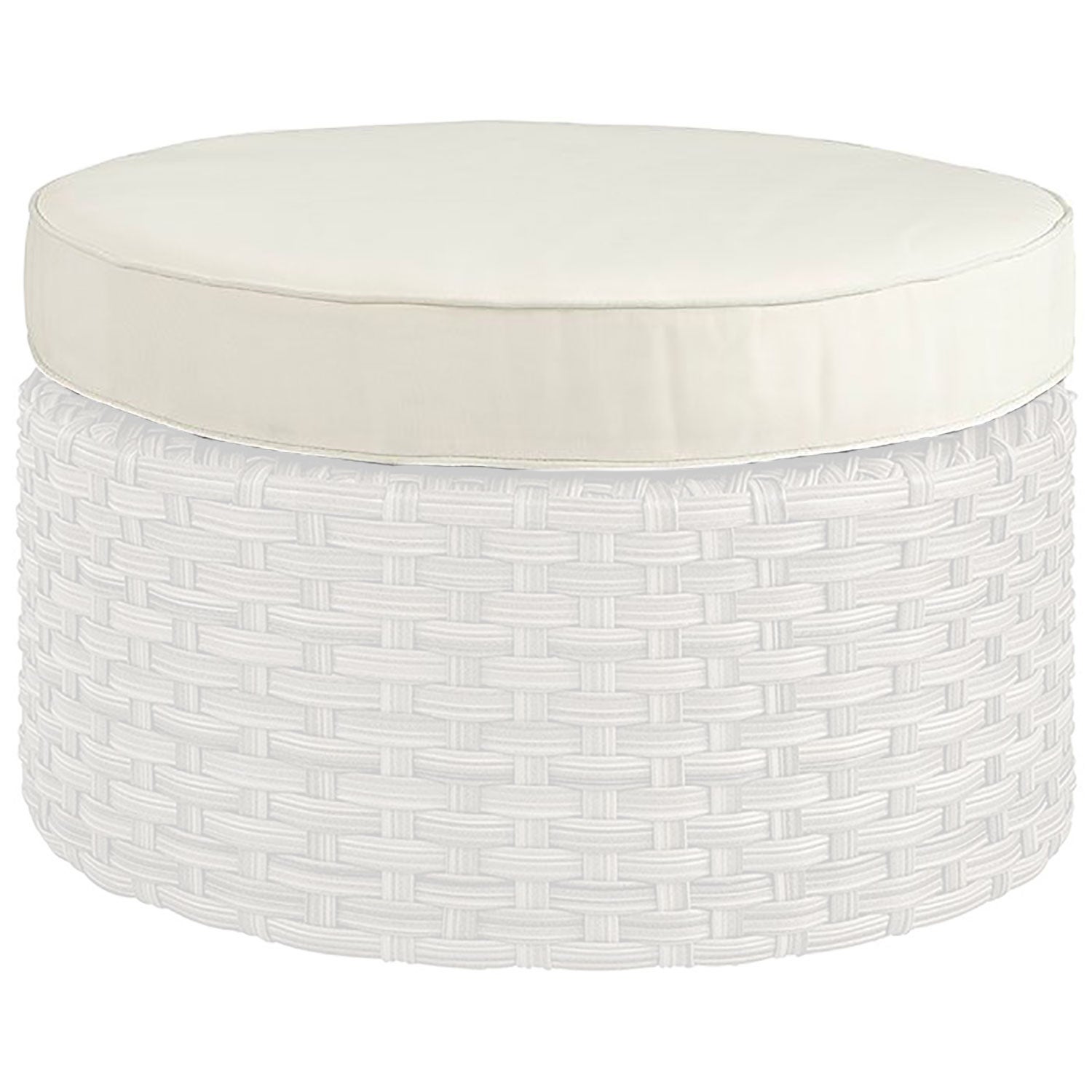 Toledo footstool cushion nature
