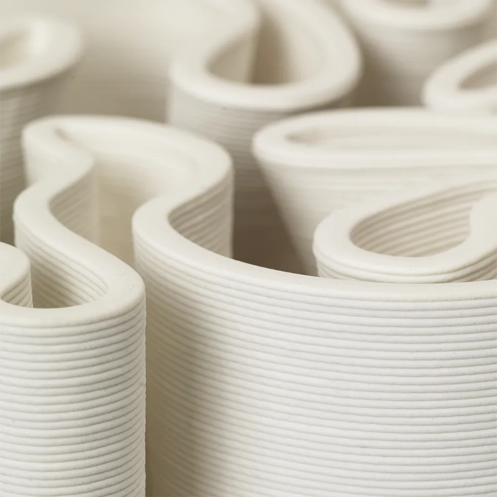 Dedali Vase - H25 - Off-white