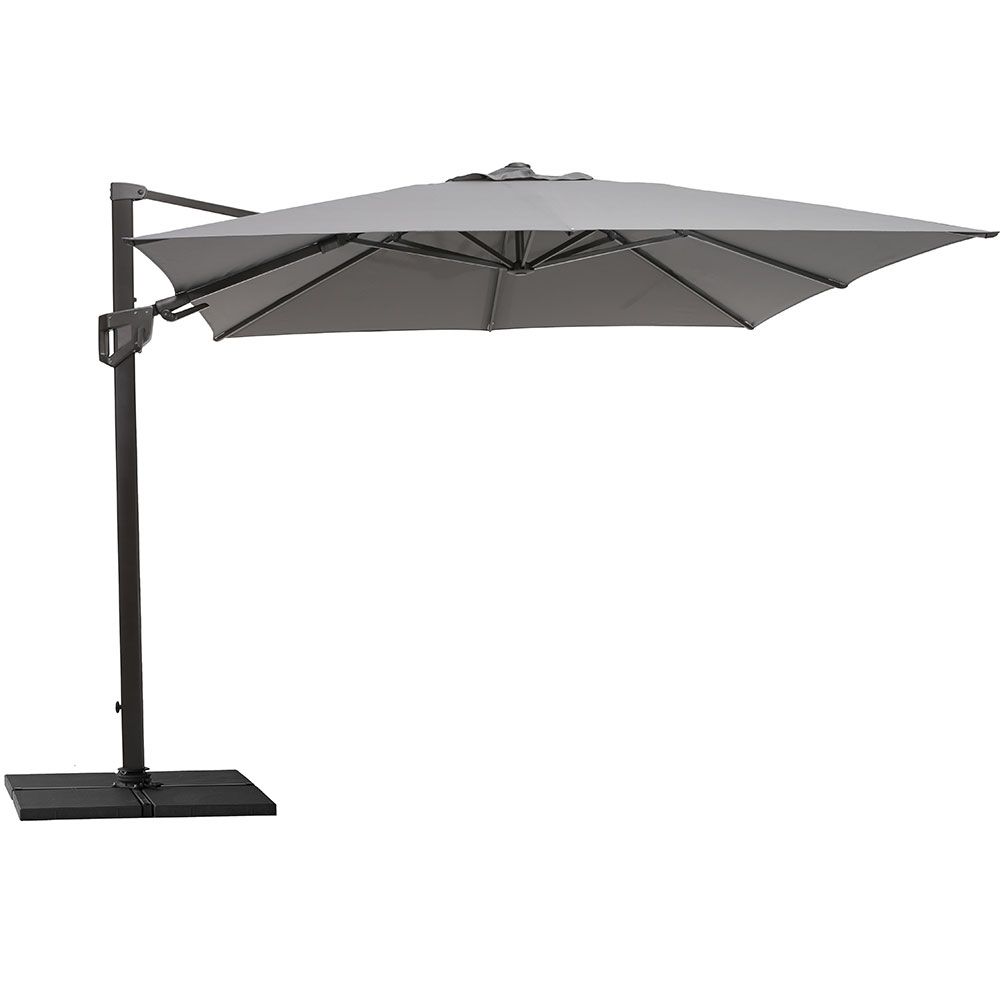 Hyde Luxe Tilt Parasol 300X300 cm Grey