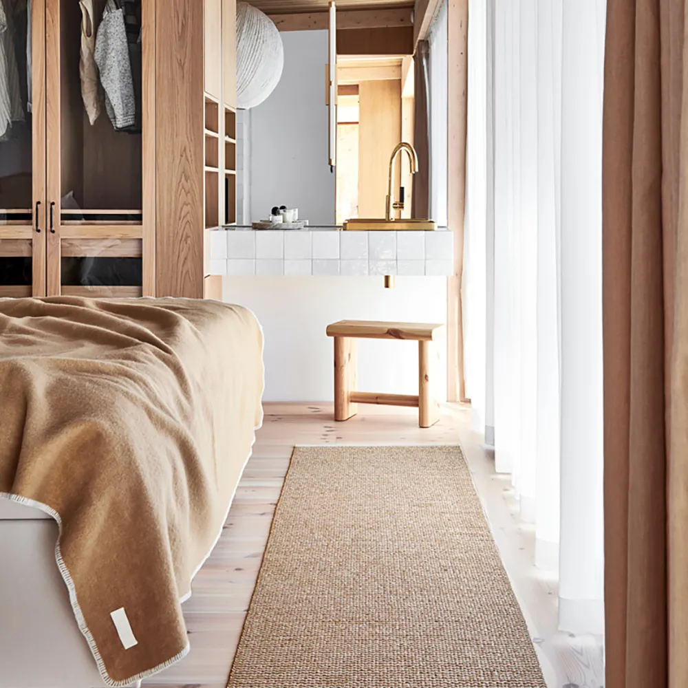 Mono Ochre / Cream Carpet 60 x 150 cm