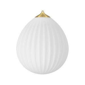 Around the World Lampshade Ø35 cm White/Brushed Bras