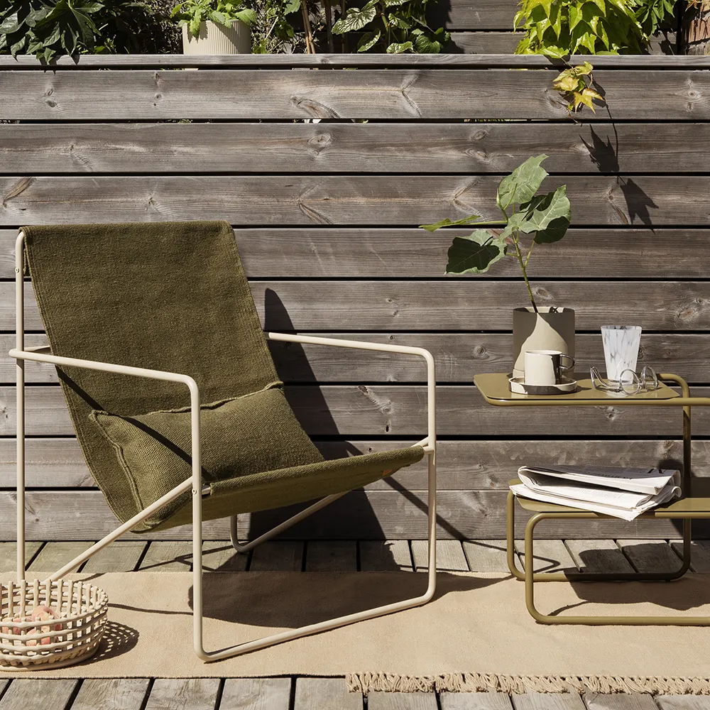 Desert Lounge Chair Cashmere/Olive