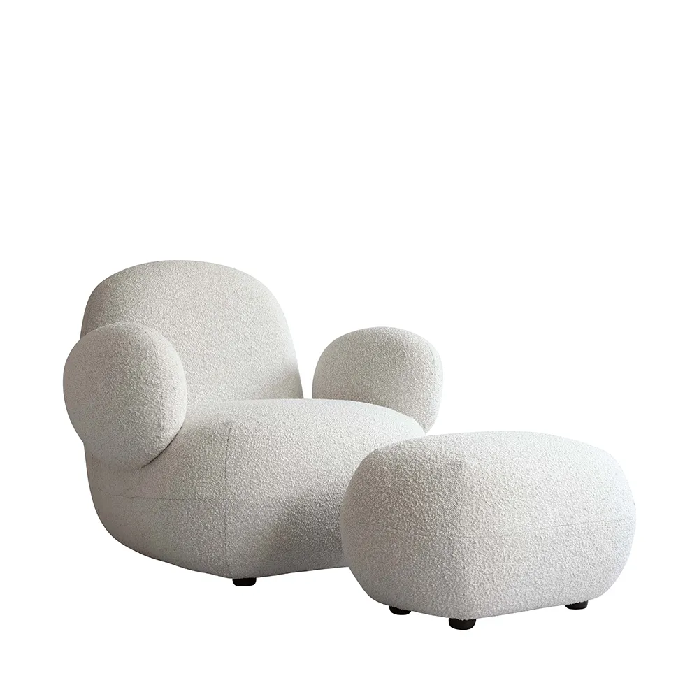 Toe Ottoman-off White