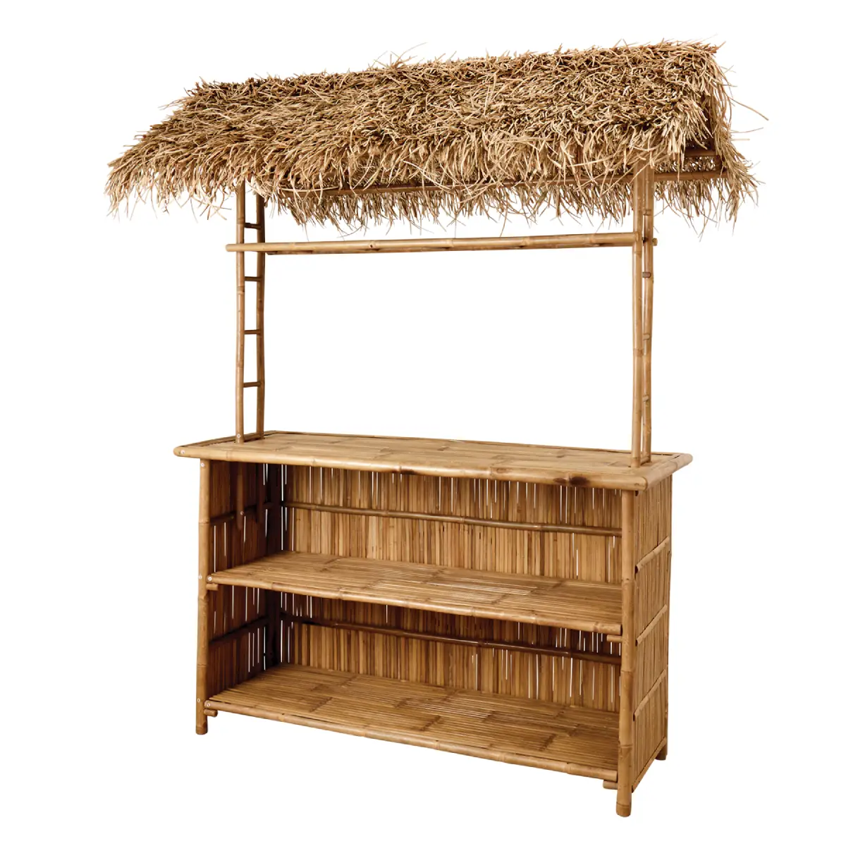 ANTONIO Bar with grass roof Natural